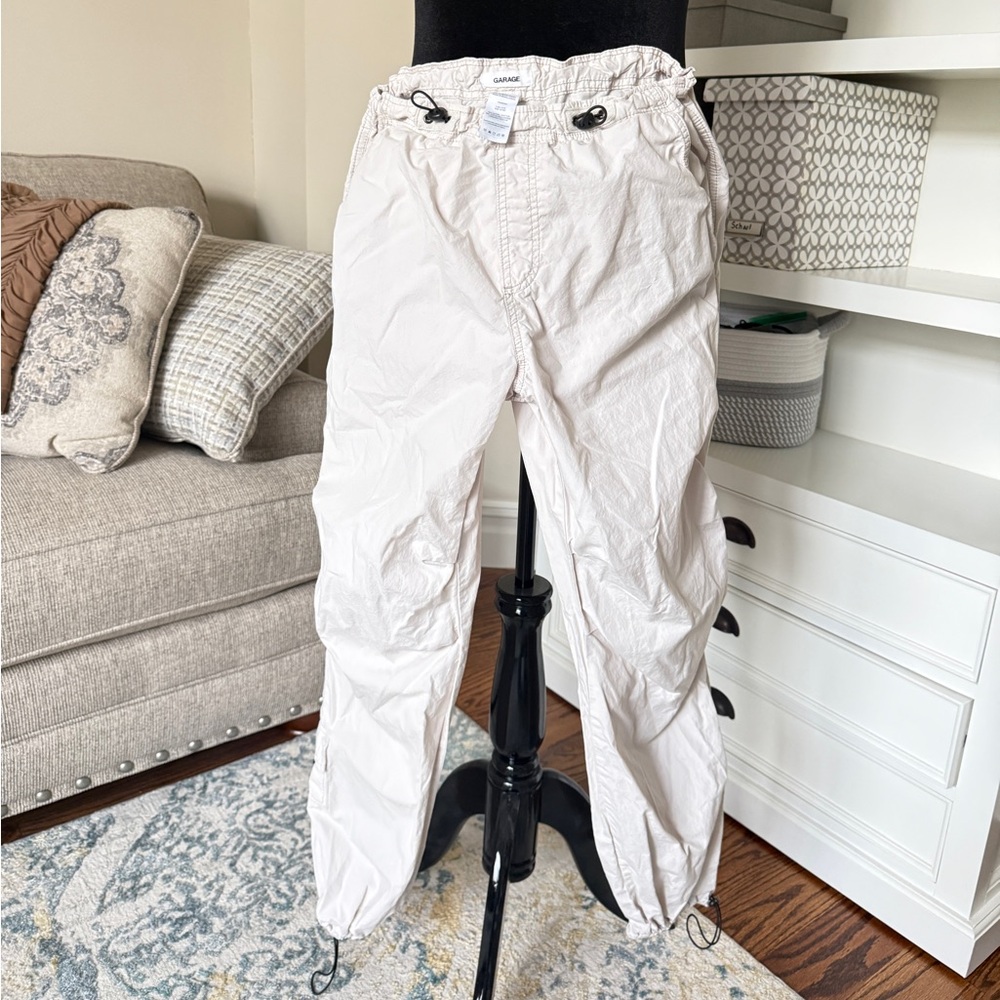 Garage Cream Drawstring Pants